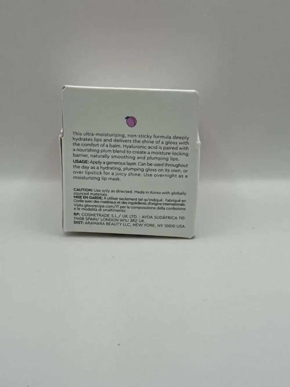 Glow Recipe Plum Plump Hyaluronic Gloss Balm 15g / 0.52 oz